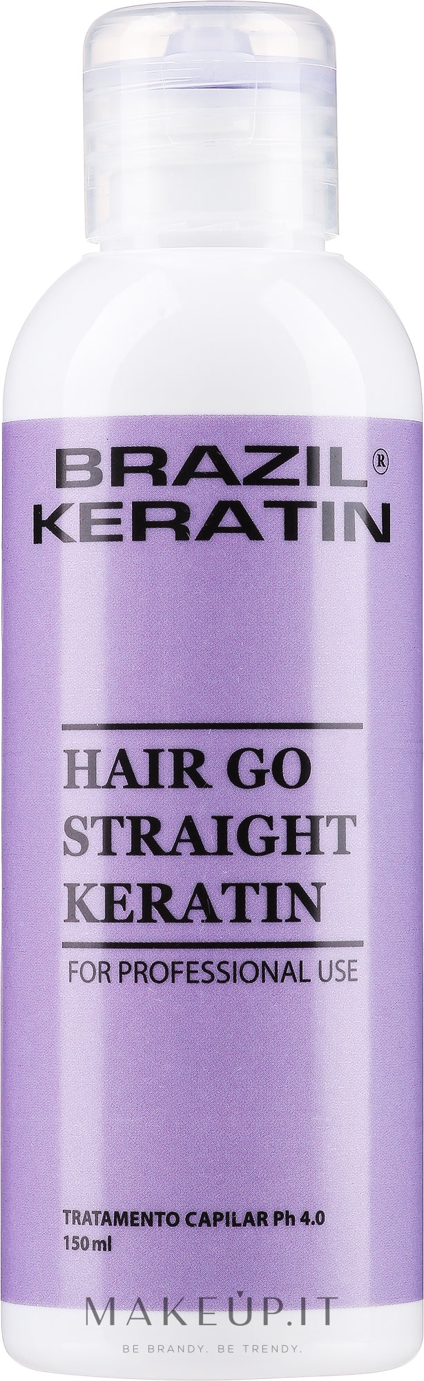 Rimedio per lisciare e ripristinare i capelli danneggiati Brazil Keratin Hair Go Straight