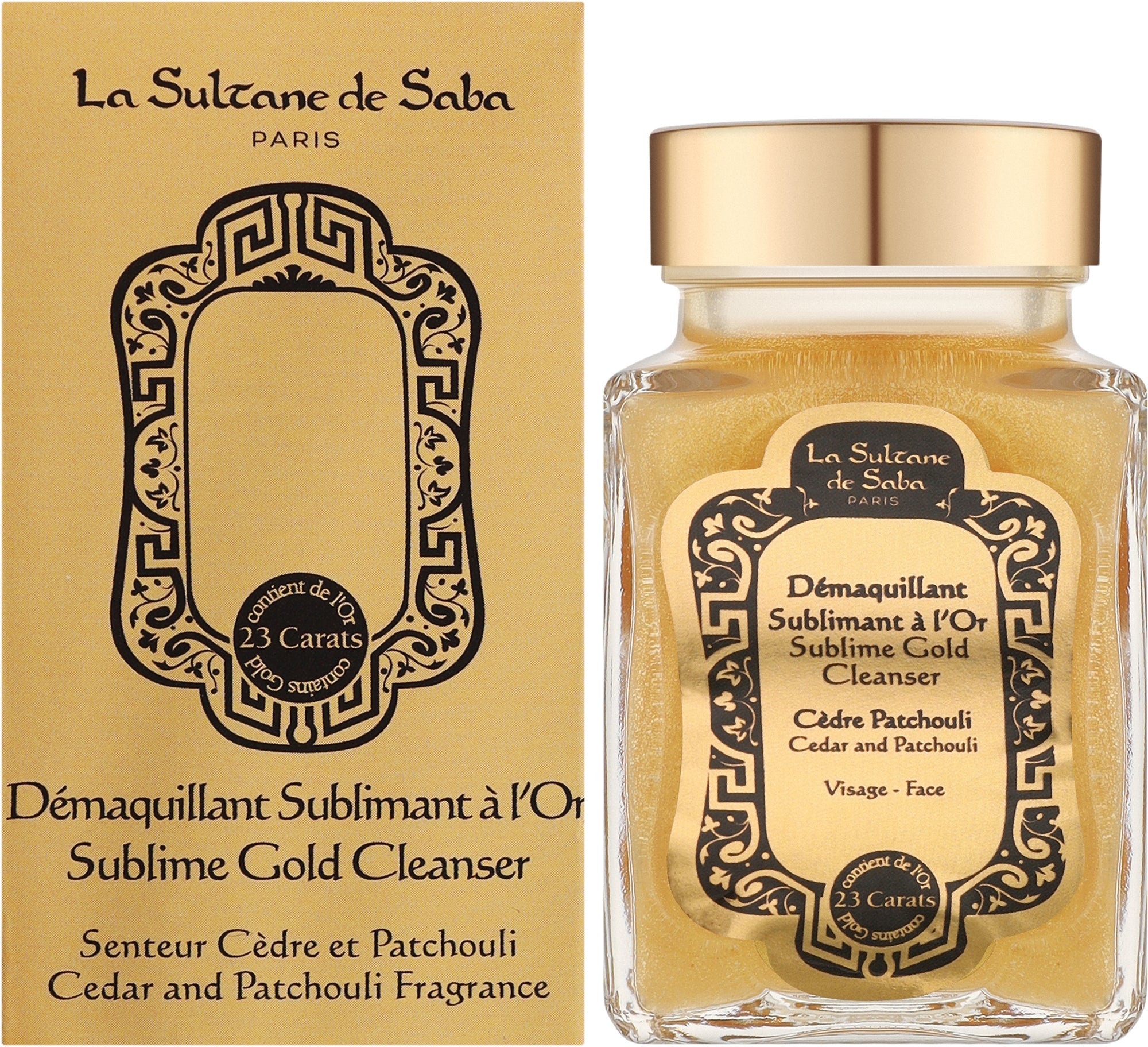La Sultane De Saba Gold & Champagne 23-Carat Gold Gel Cleanser Gel struccante