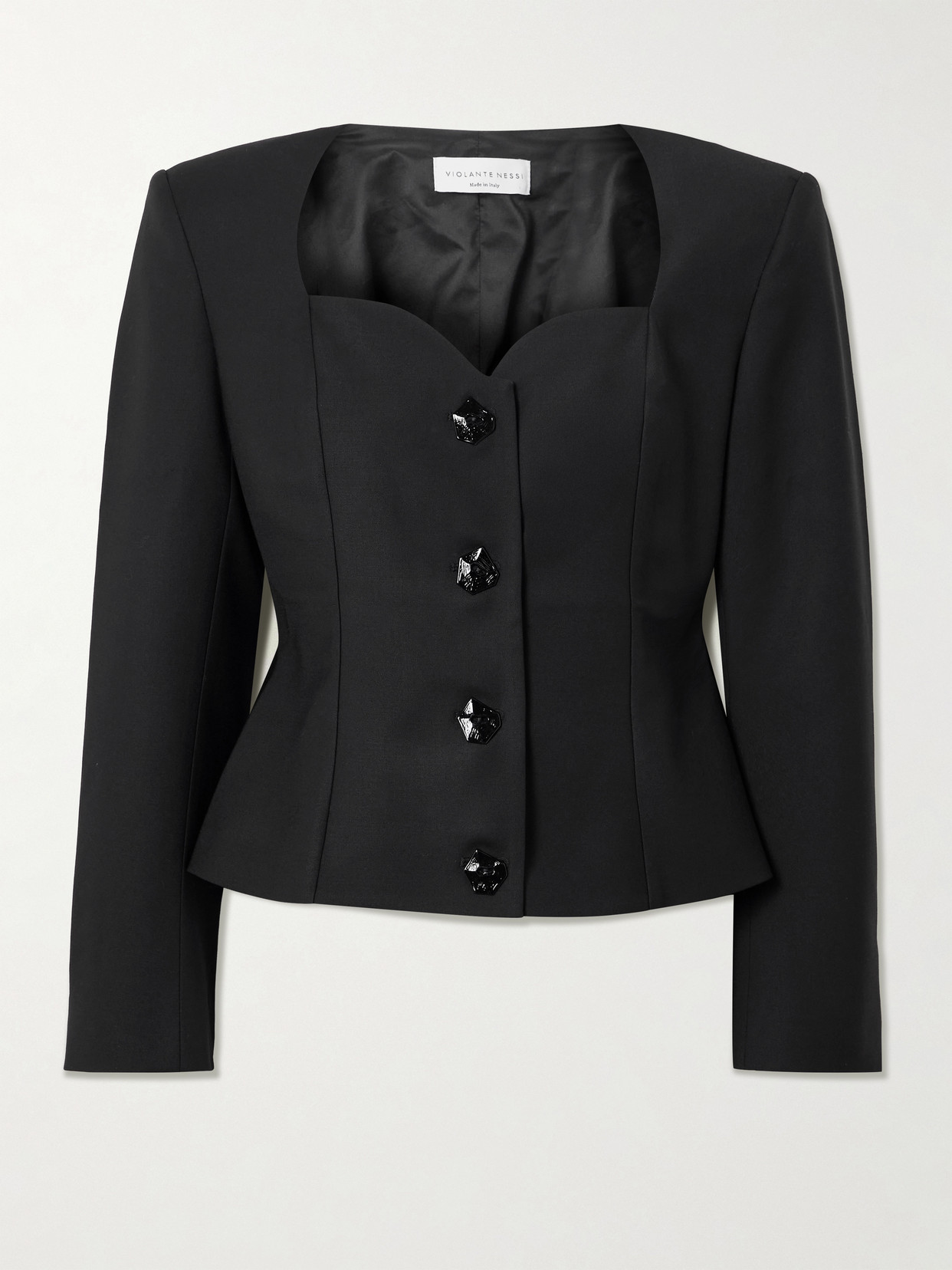 L'eclaireur Wool-blend Blouse - Black