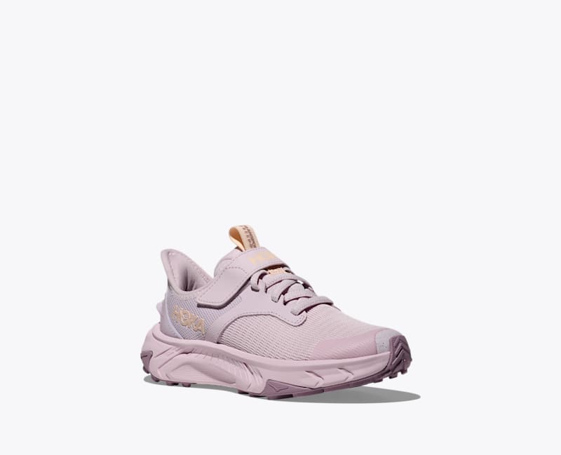 HOKA Transport Freedom Shoes in Lilac Cream/Tangerine Glow