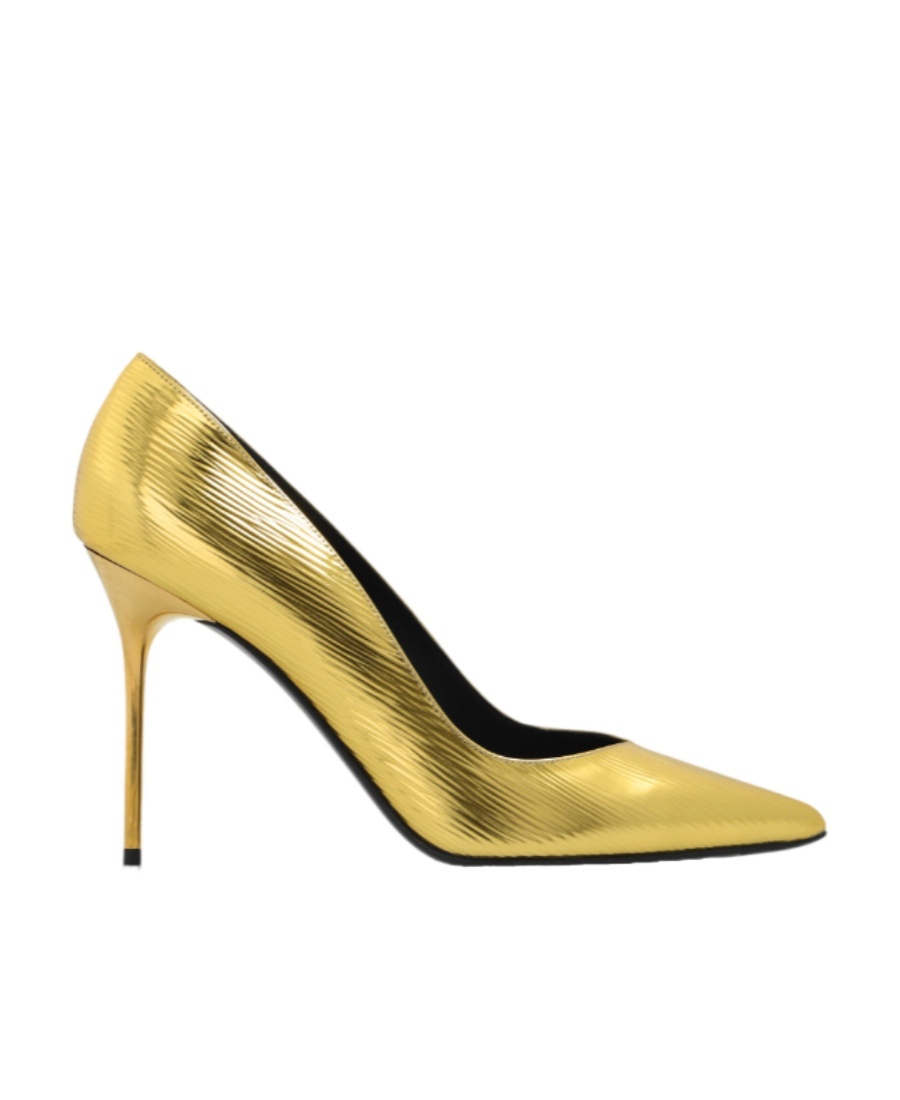 Ruby stilettos in laminated leather