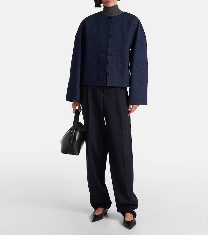 Dev cropped denim jacket
