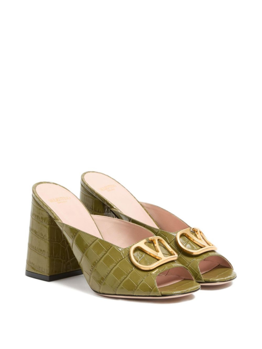 Vlogo Signature Leather Mules