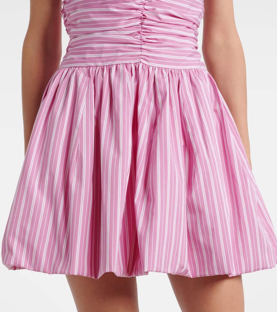 Bloomer striped cotton minidress