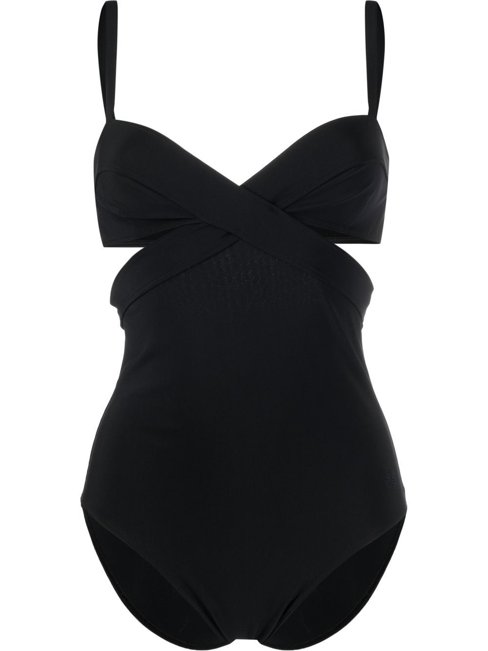 Cut-out swimsuit - Black