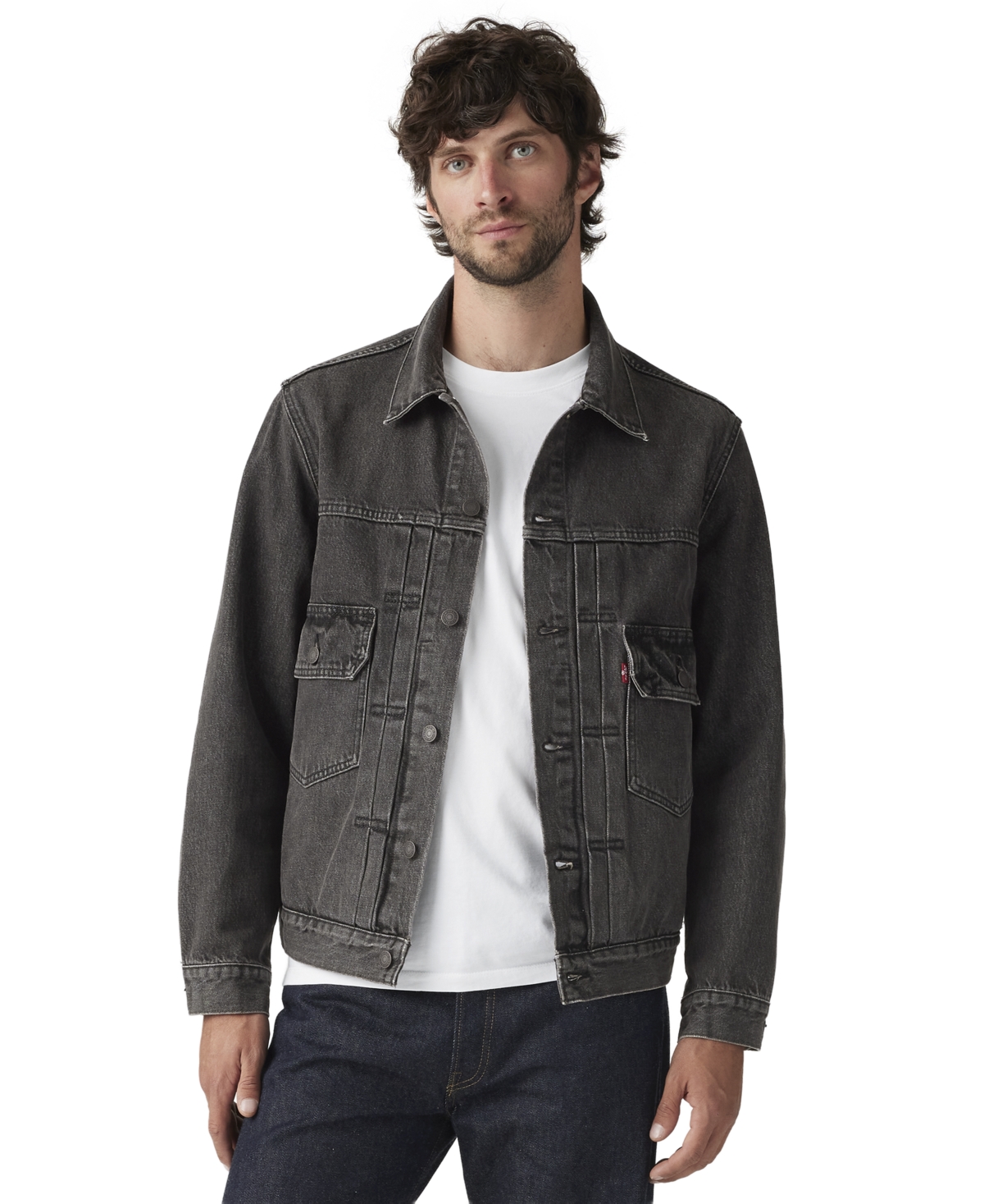 Men's Type Ii Relaxed-Fit Denim Trucker Jacket - Mothership