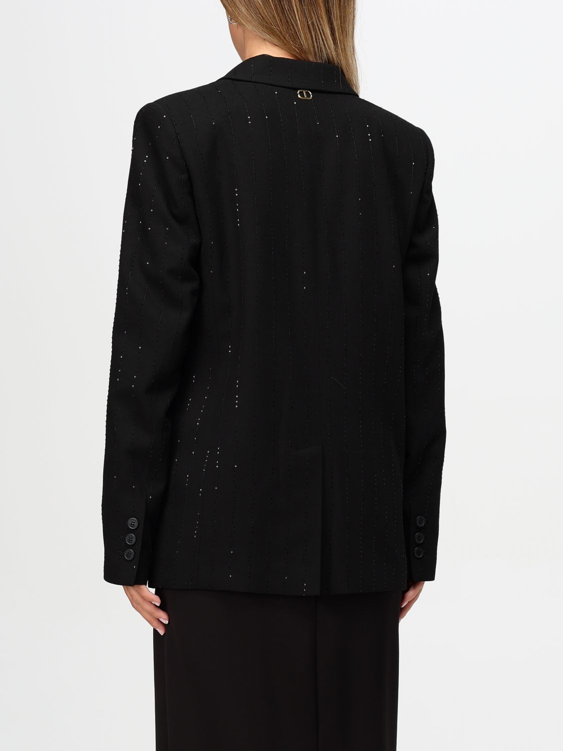 Sequined blazer - Black