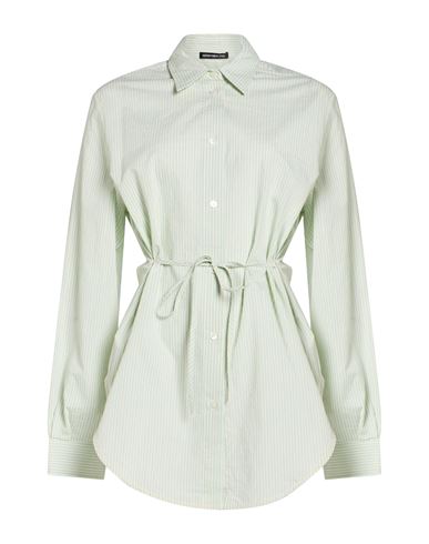 Woman Shirt Light green Size 6 Cotton, Polyamide