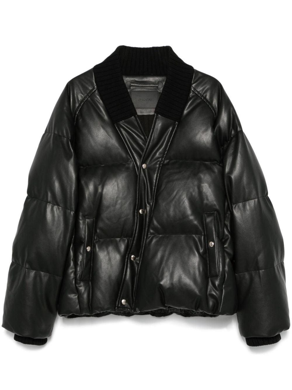 Bias-cut jacket - Black