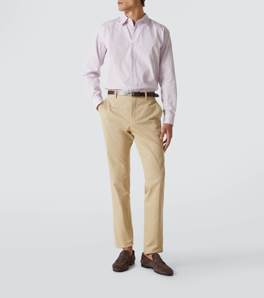 Cotton twill chinos