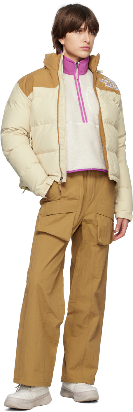 White extreme pile sweatshirt