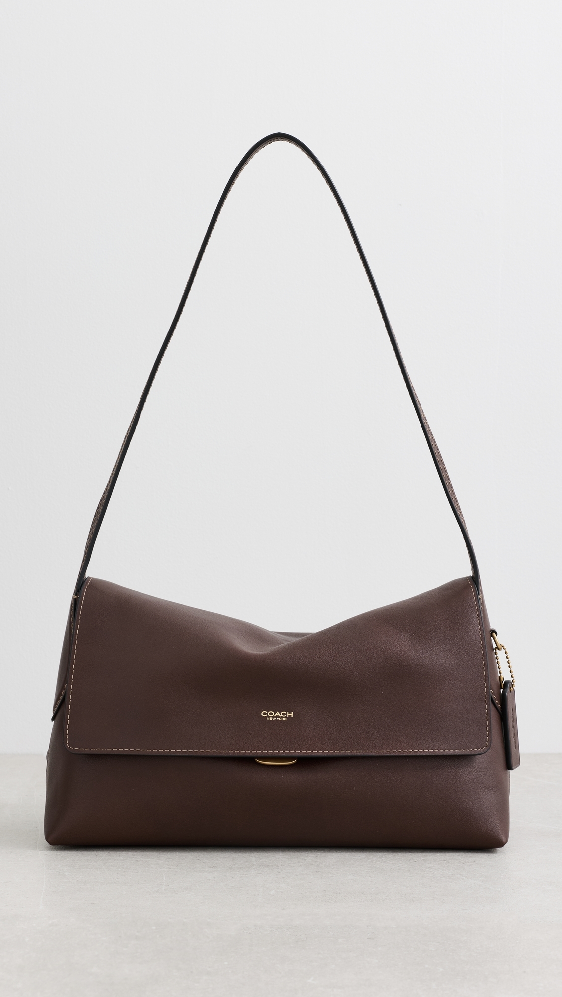 Natural Grain Leather Chelsea Shoulder Bag B4/Maple One Size