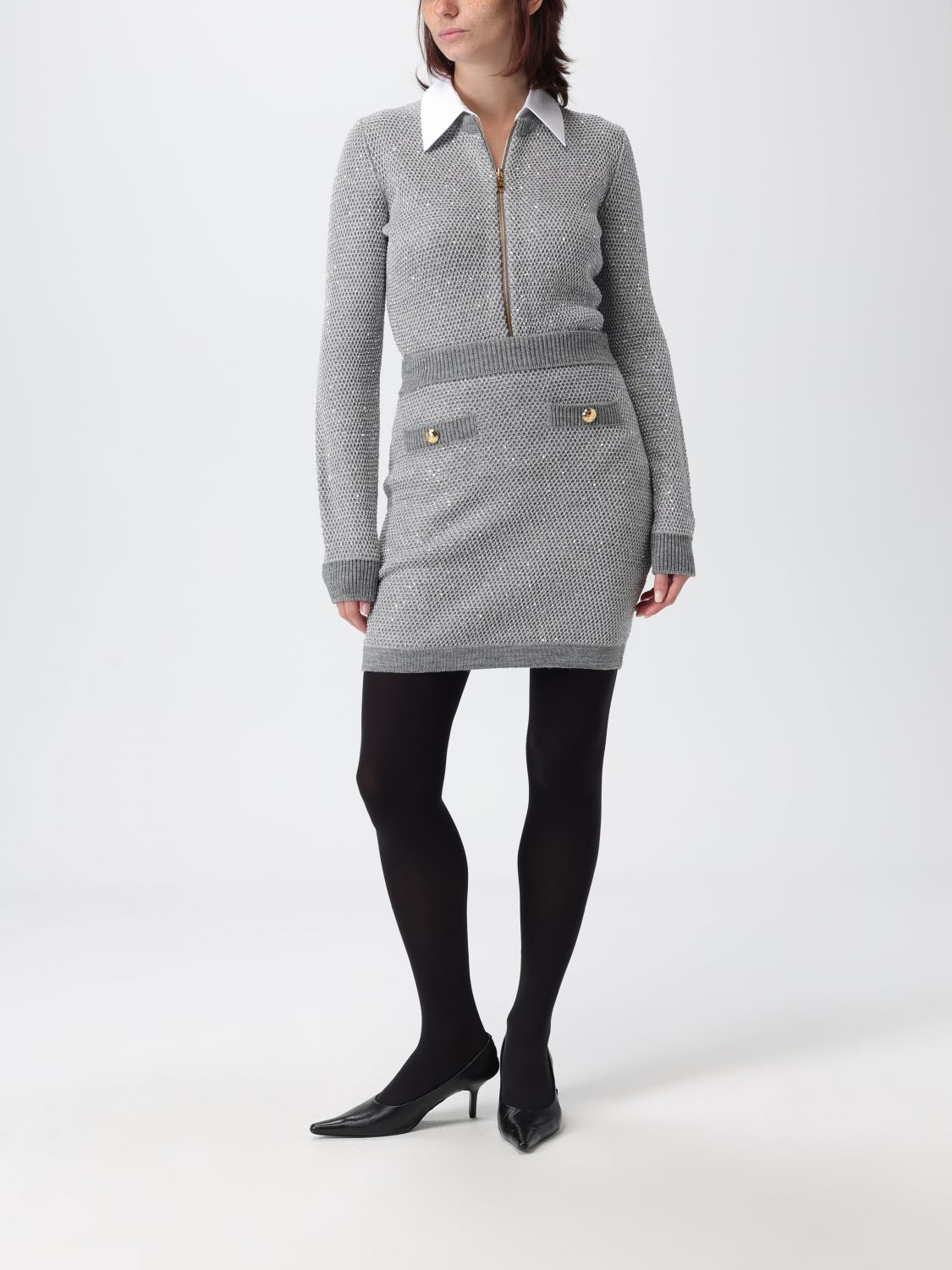 Skirt Woman color Grey