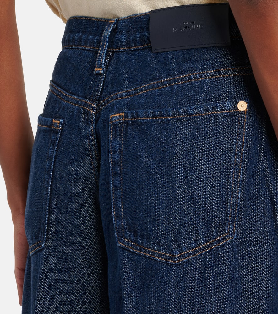 High-rise flared jeans
