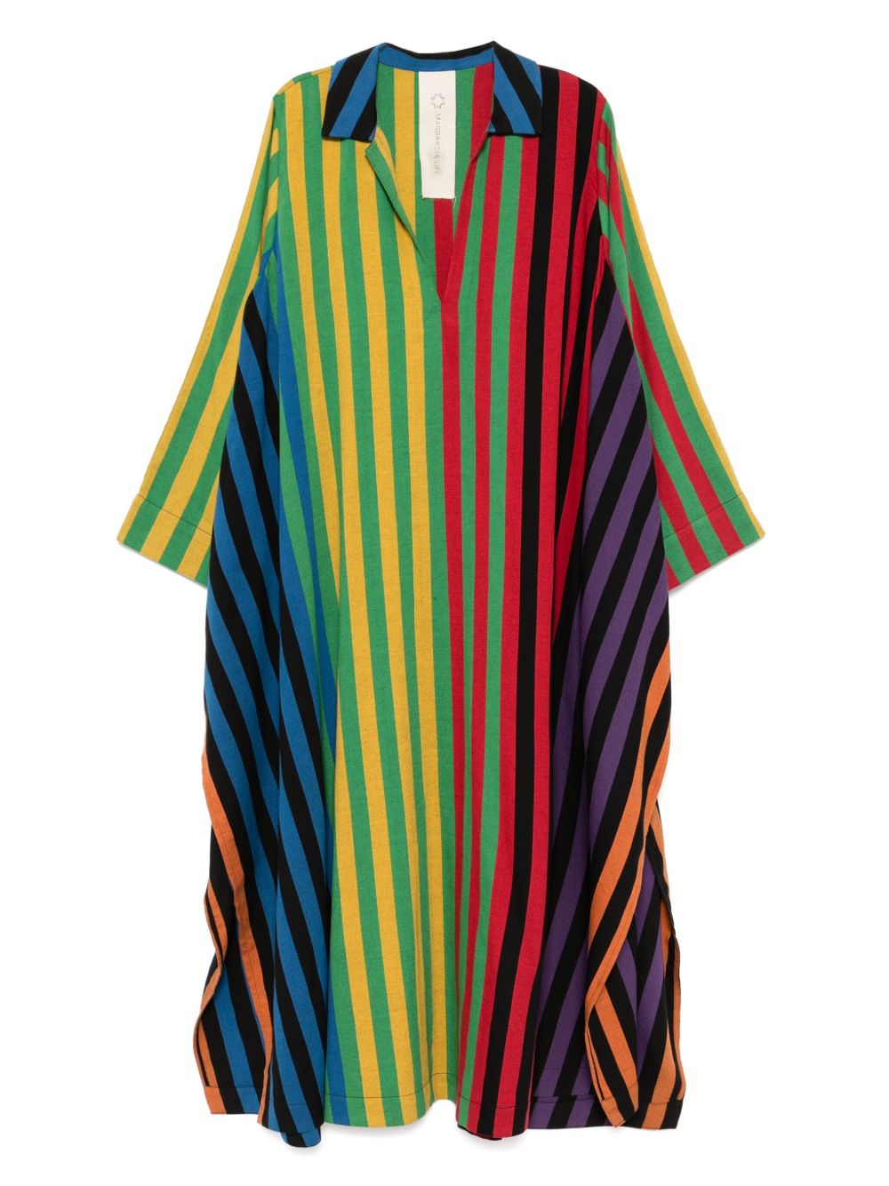 V-neck Touareg dress - Multicolour