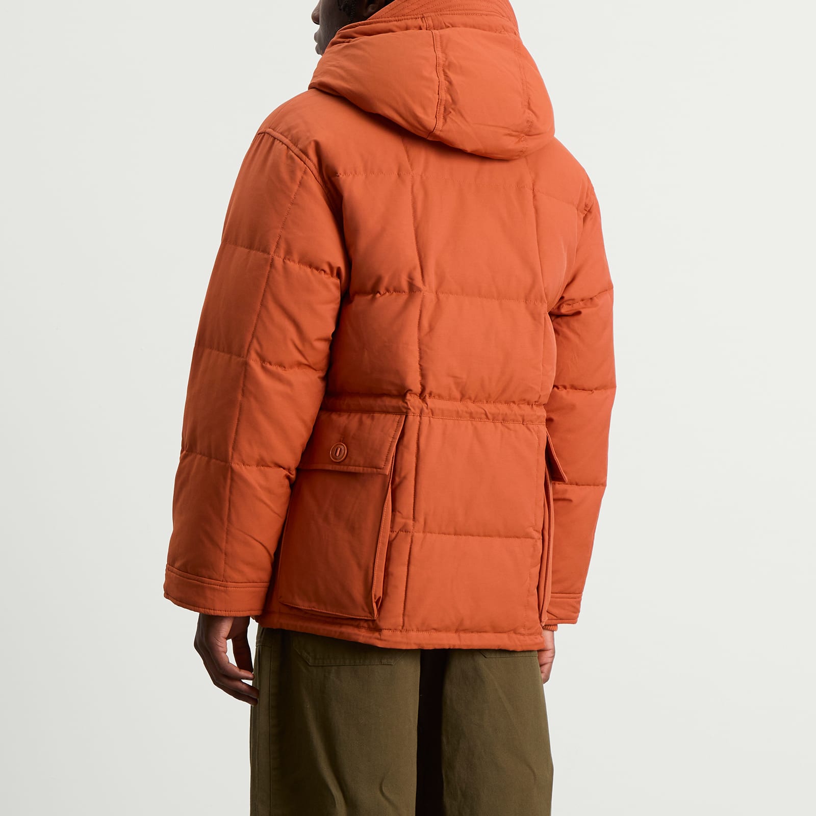 Men's Karakoram Down Parka Jacket in Orange