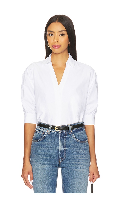 Brochu Walker Rhett Shirt in White.  XS. Also in L