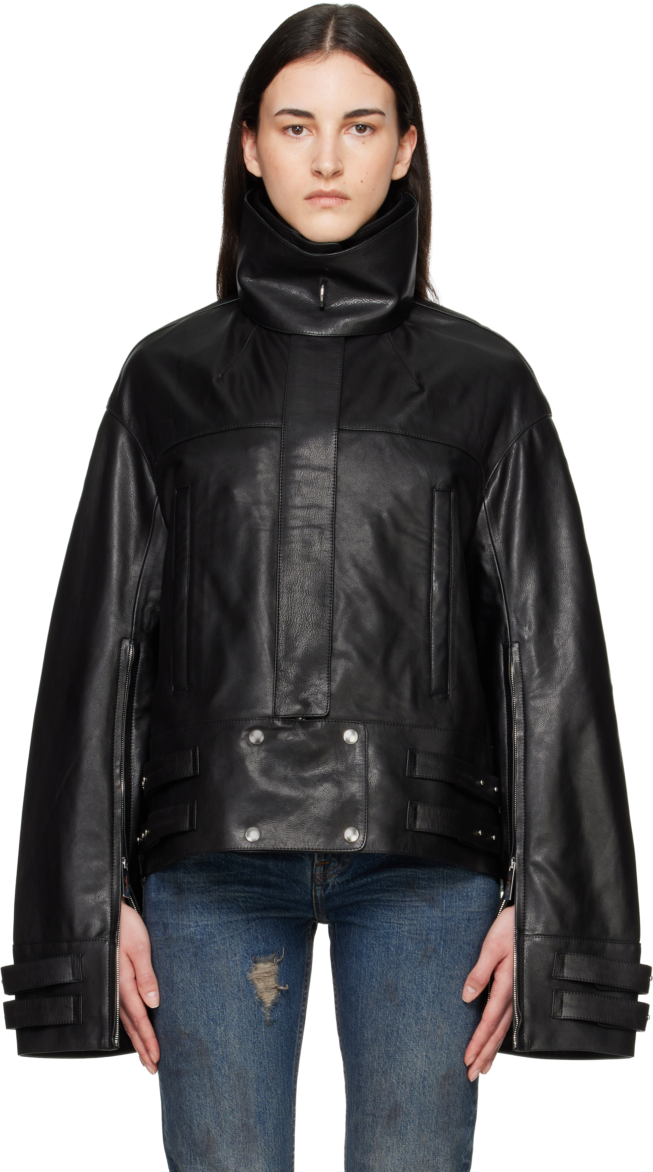 Black Parma Leather Jacket