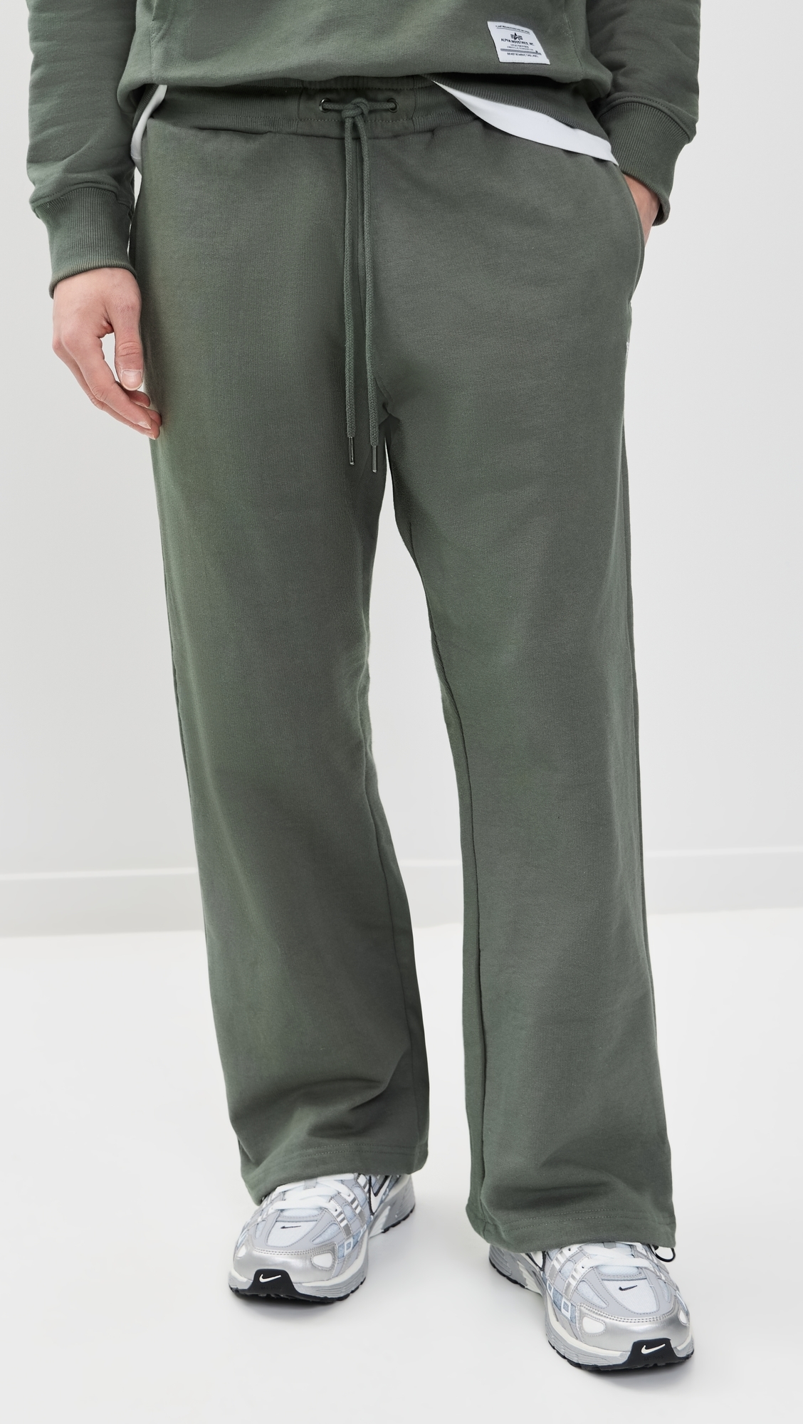 Essential French Terry Sweatpants FIELD GRAY