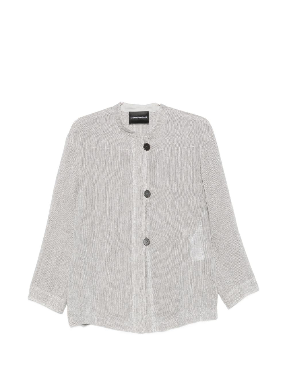 Linen buttoned jacket