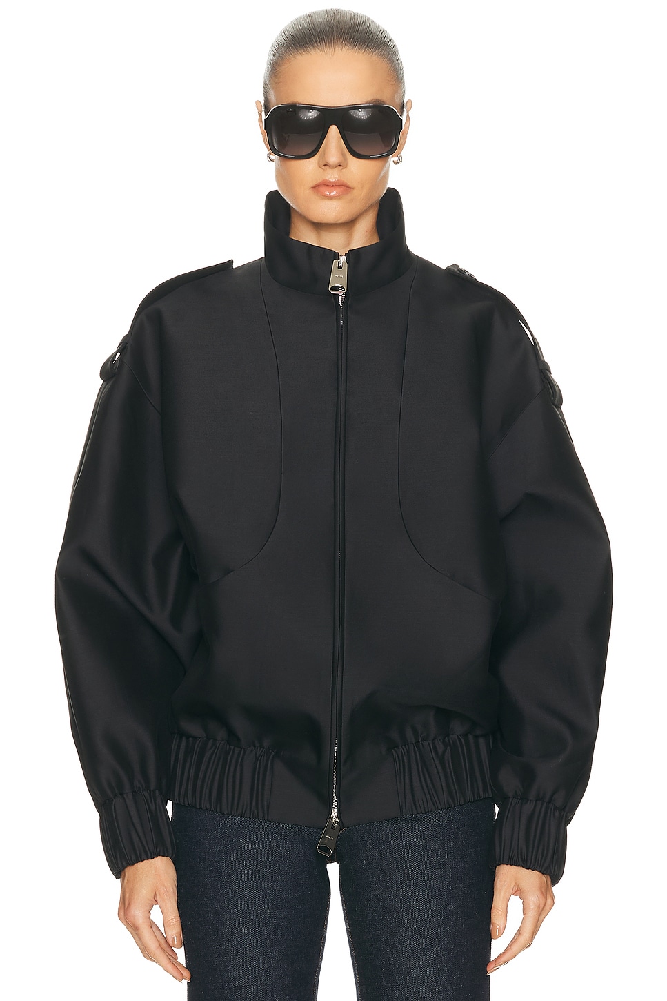 KHAITE Sigi Jacket in Black