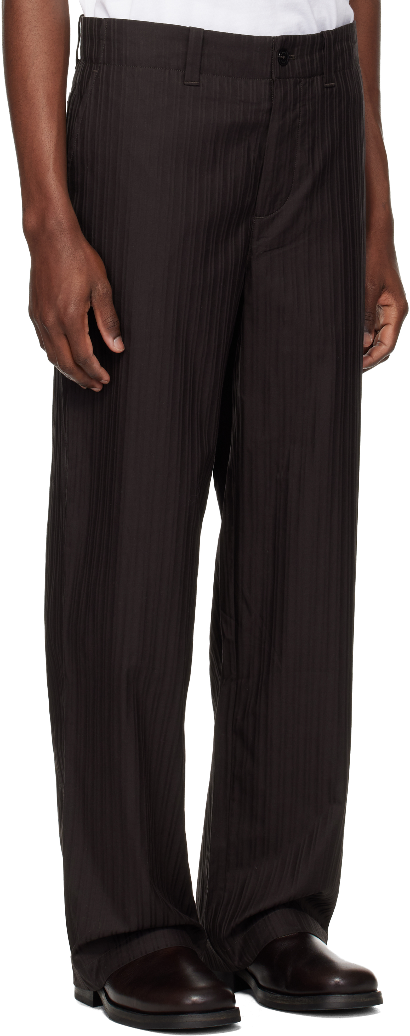 Brown Twill Trousers