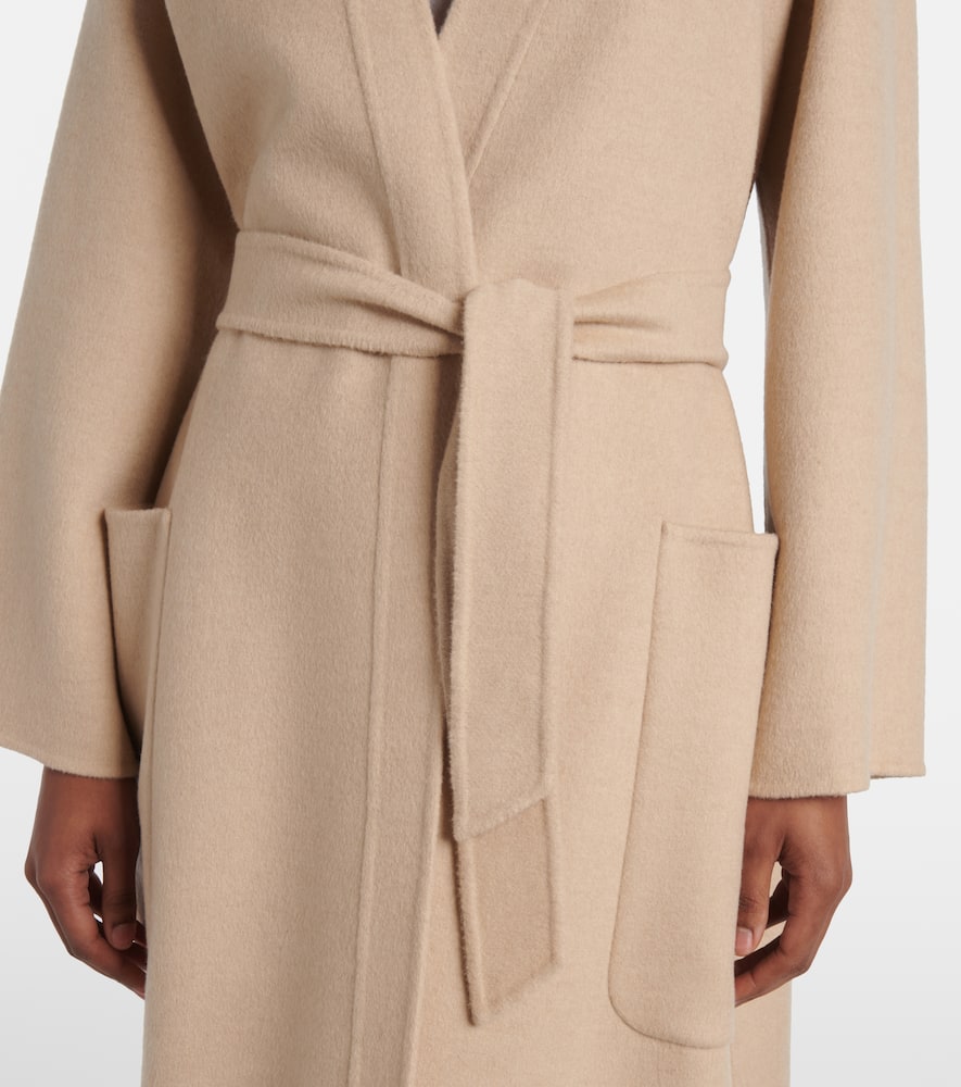 Vezzoso camel hair wrap coat