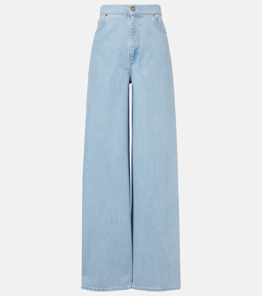 Affari high-rise wide-leg jeans