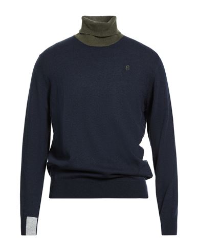 Man Turtleneck Midnight blue Size XL Polyamide, Viscose, Wool, Cashmere