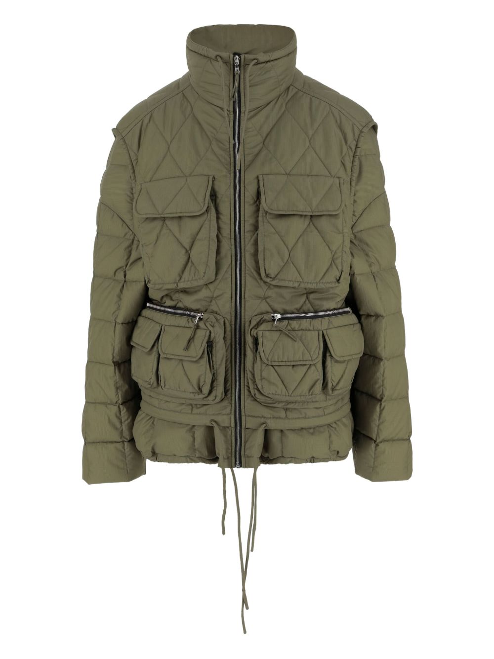 Ember quilted pocket jacket - Green