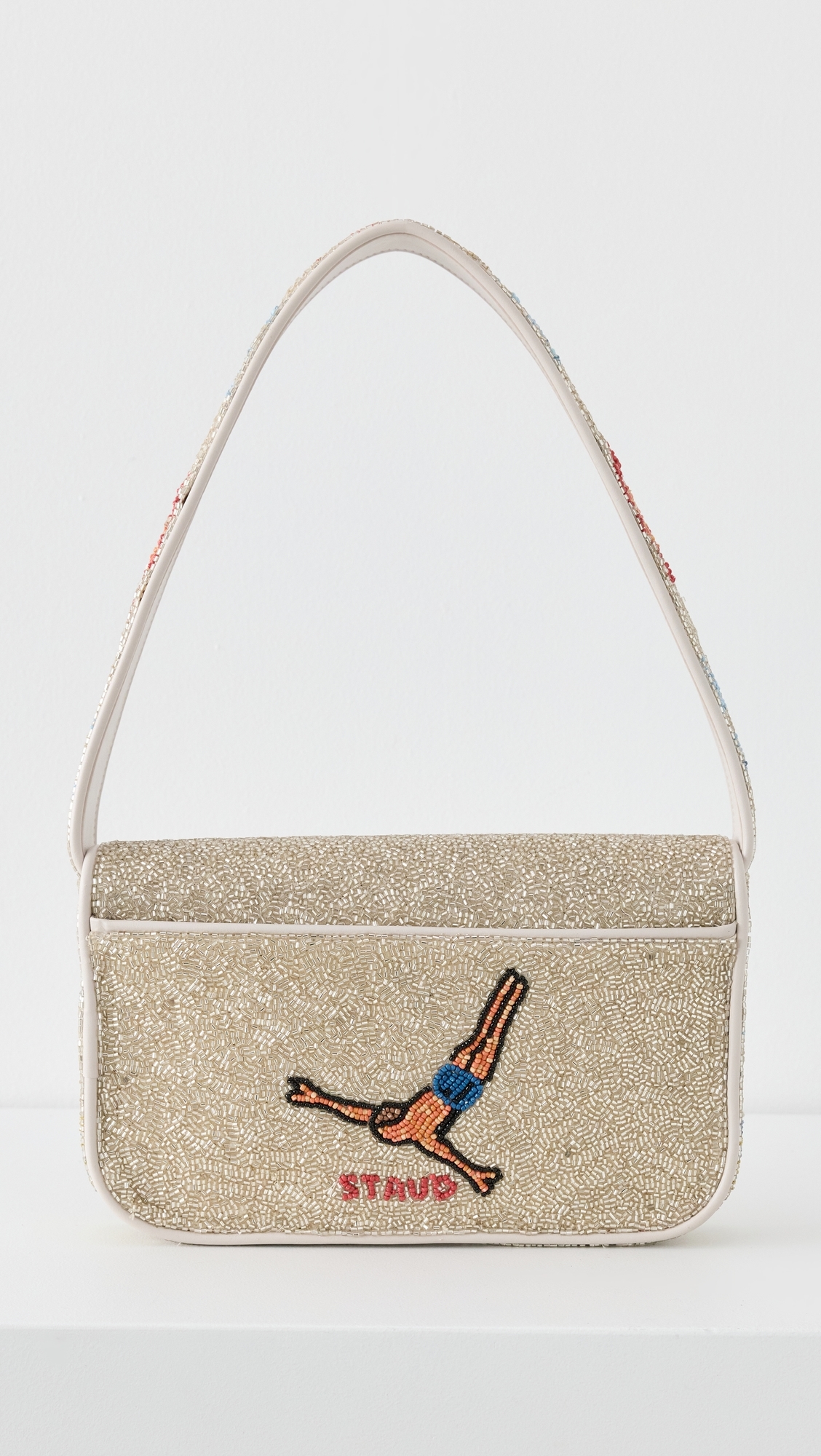 STAUD Tommy Beaded Bag Divers One Size