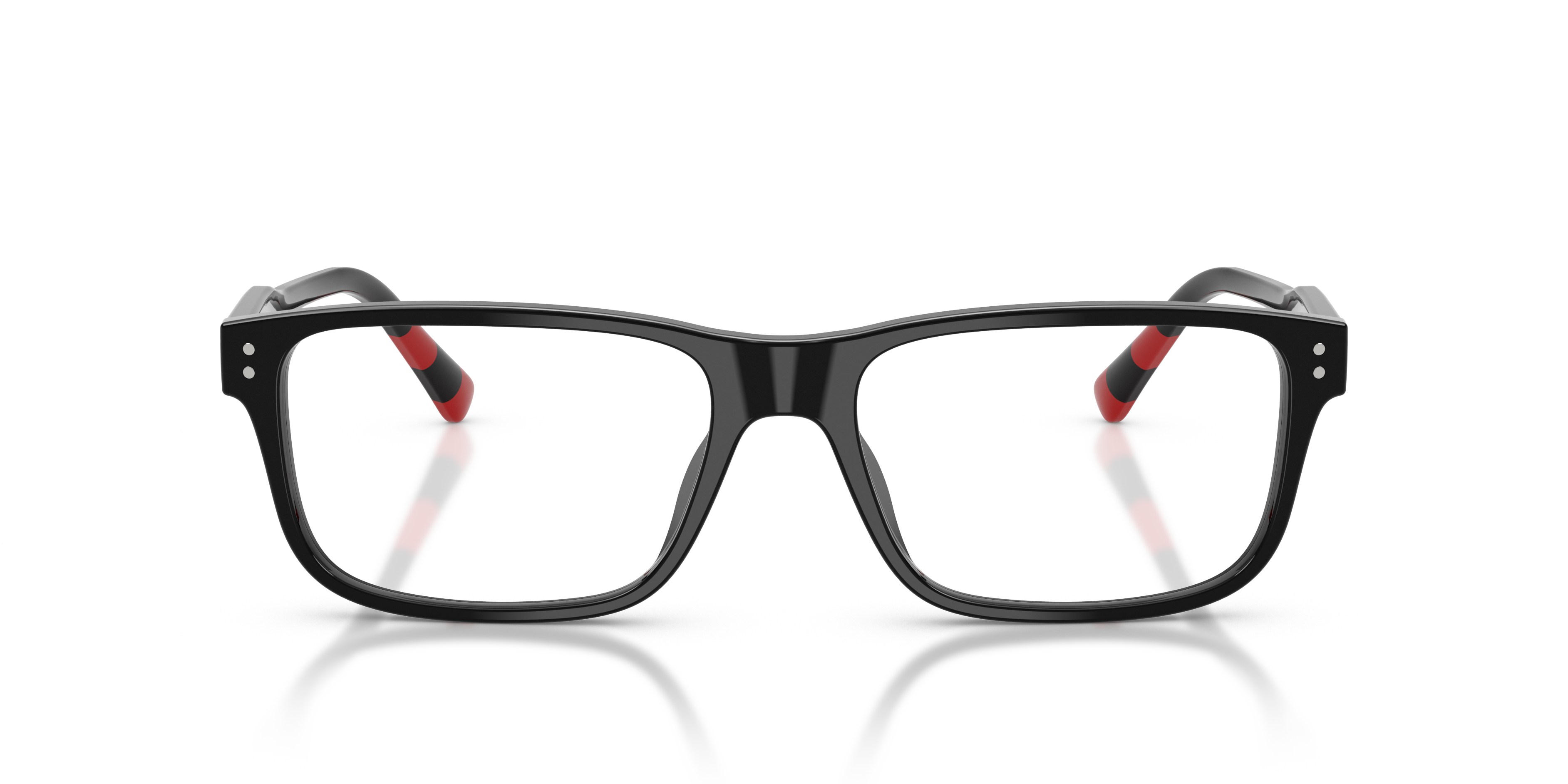 Polo Ralph Lauren Hombre Polo Ralph Lauren PH2302U 5001 Monturas ópticas Acetato Negro Transparente Cuadrada Norma