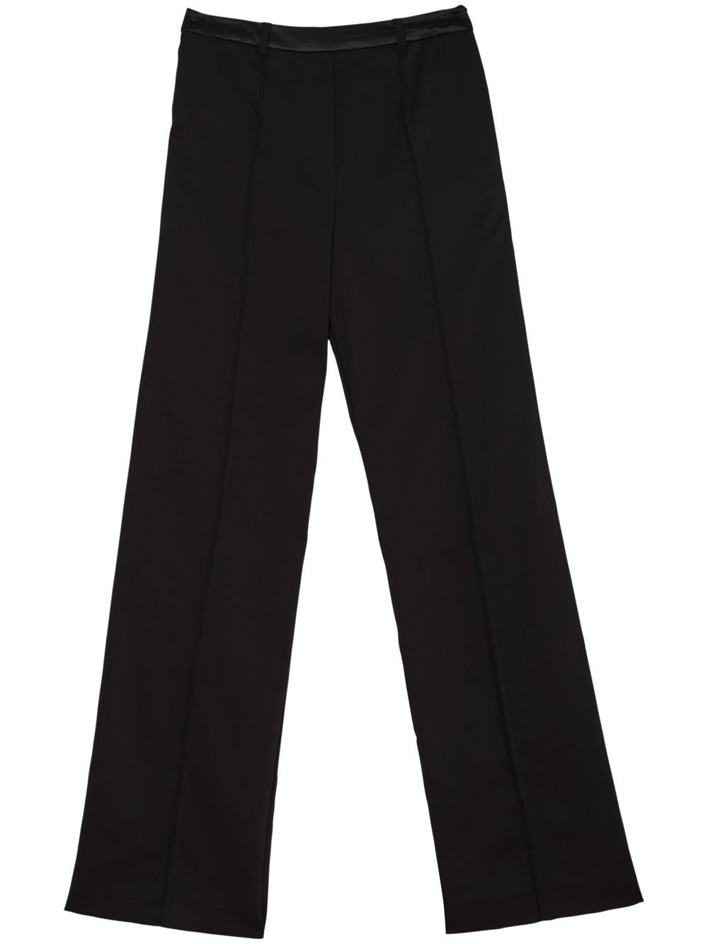 Crystal cut-out tailored trousers - Black