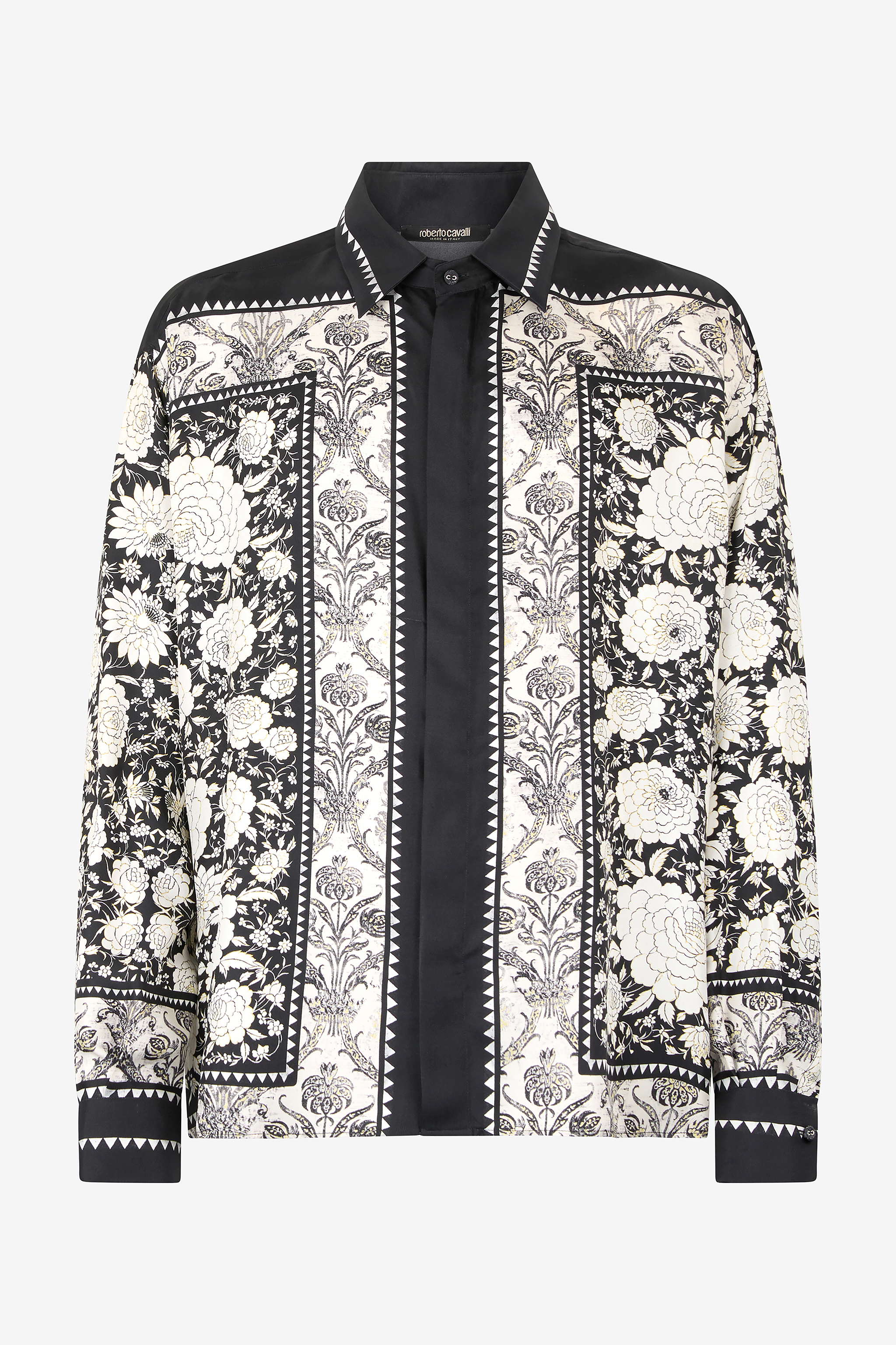 Silk Shirt With Floral Print