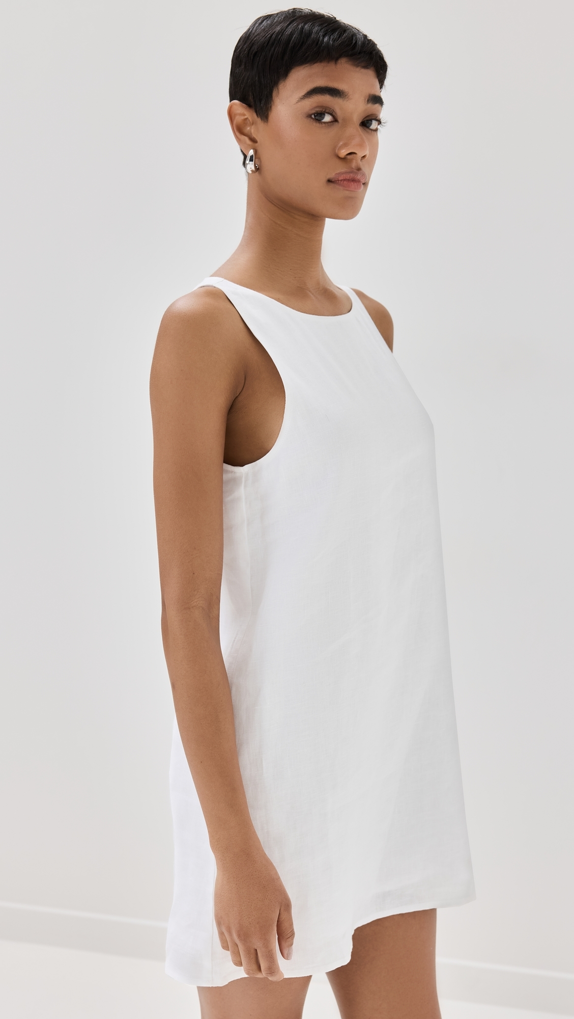 Jessi Linen Dress White