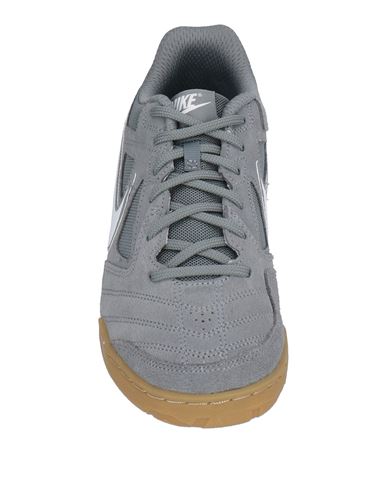 Man Sneakers Grey Size 6 Leather, Textile fibers