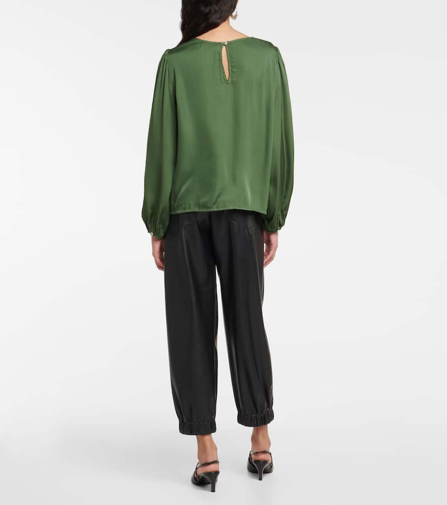 Leila satin top