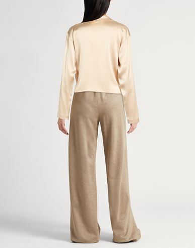 Chocolat Woman Shirt Cream Size 6 Acetate, Viscose