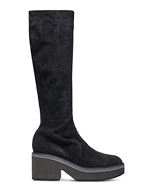 Anki 75mm knee-high suede boots