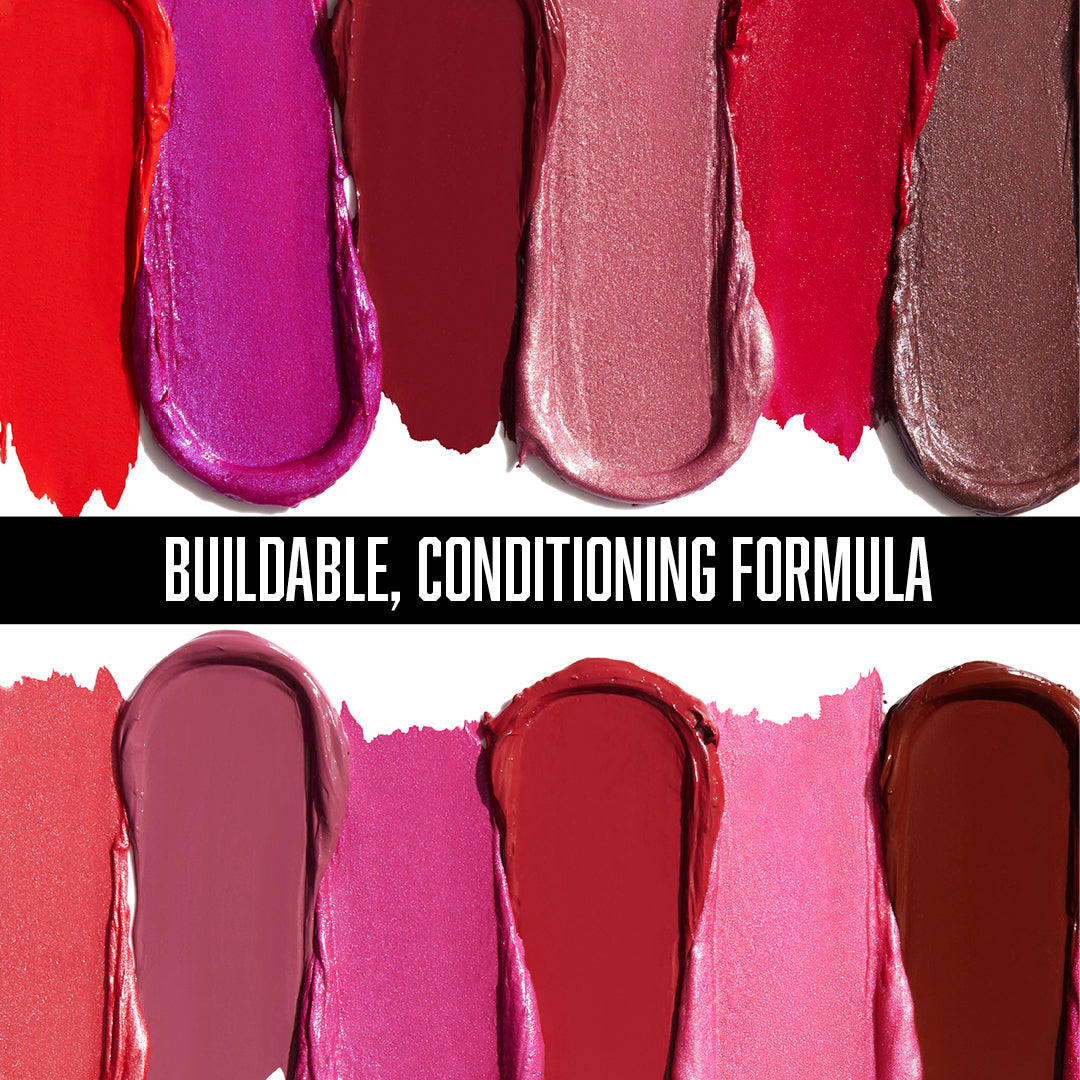 Silk Finish Lipstick Fuchsia w Blue Pearl