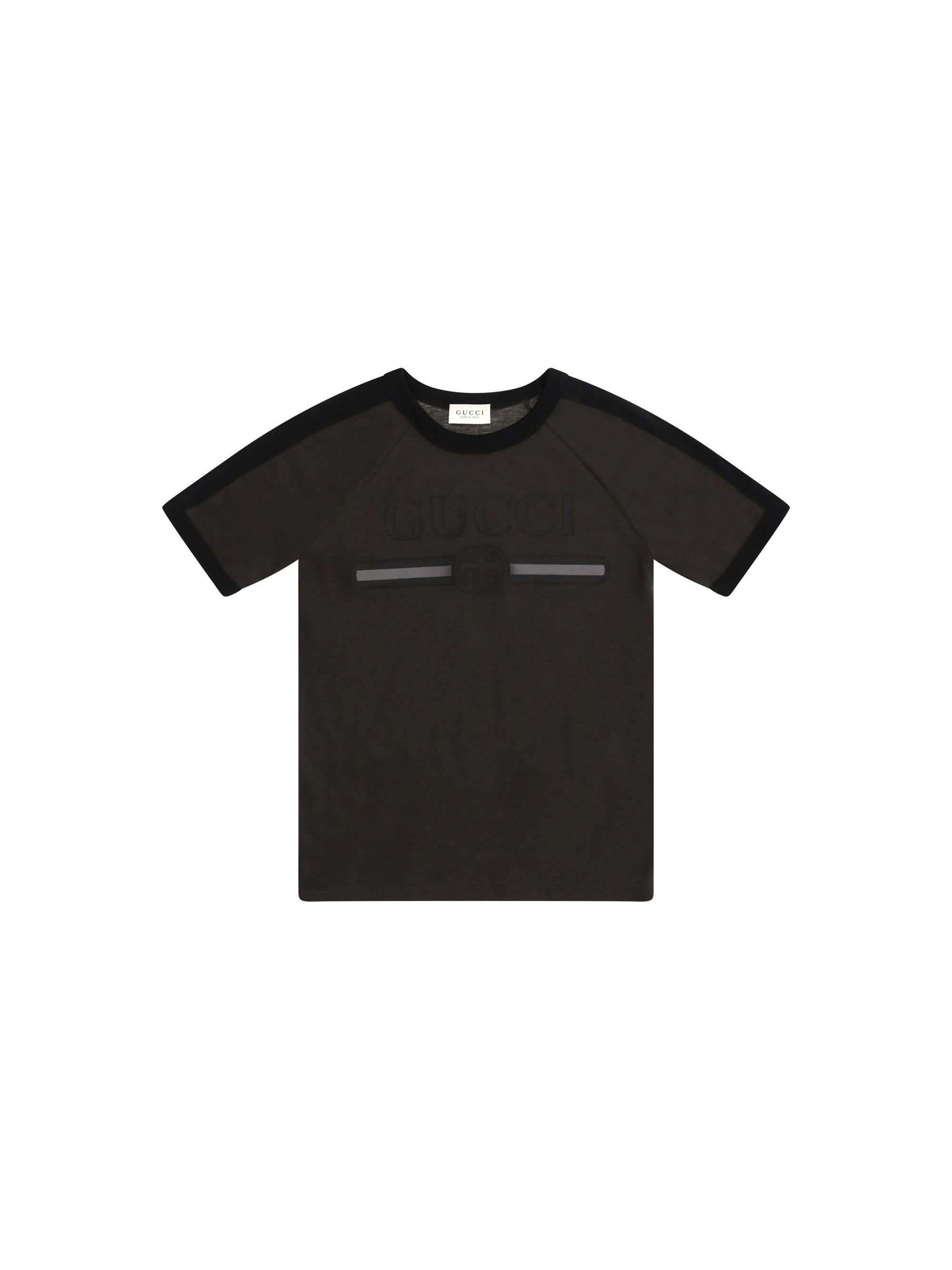 Logo-Printed Cotton T-Shirt — Gray