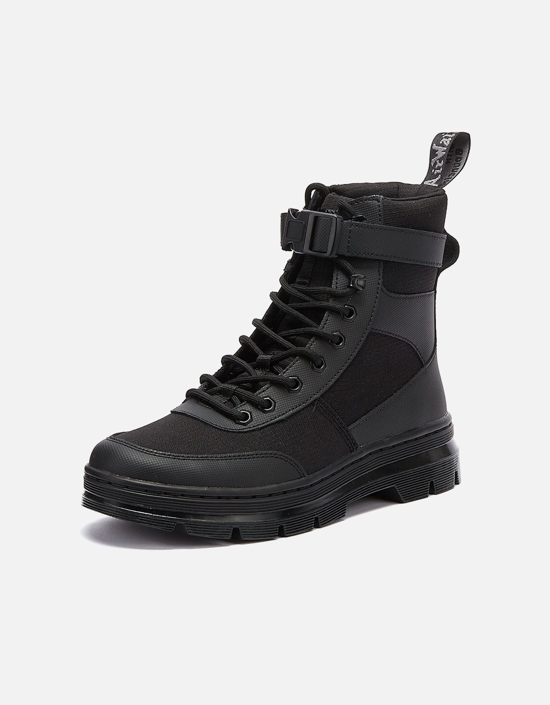 Women's Dr. Martens Combs Tech Mono Black Boots - Size: UK 10 / eu 45 / us 11