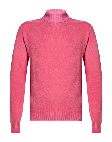 Man Turtleneck Antique rose Size 38 Merino Wool, Cashmere