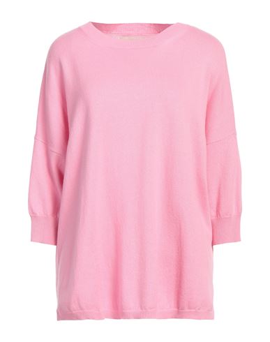 Woman Sweater Fuchsia Size S Cashmere, Cotton