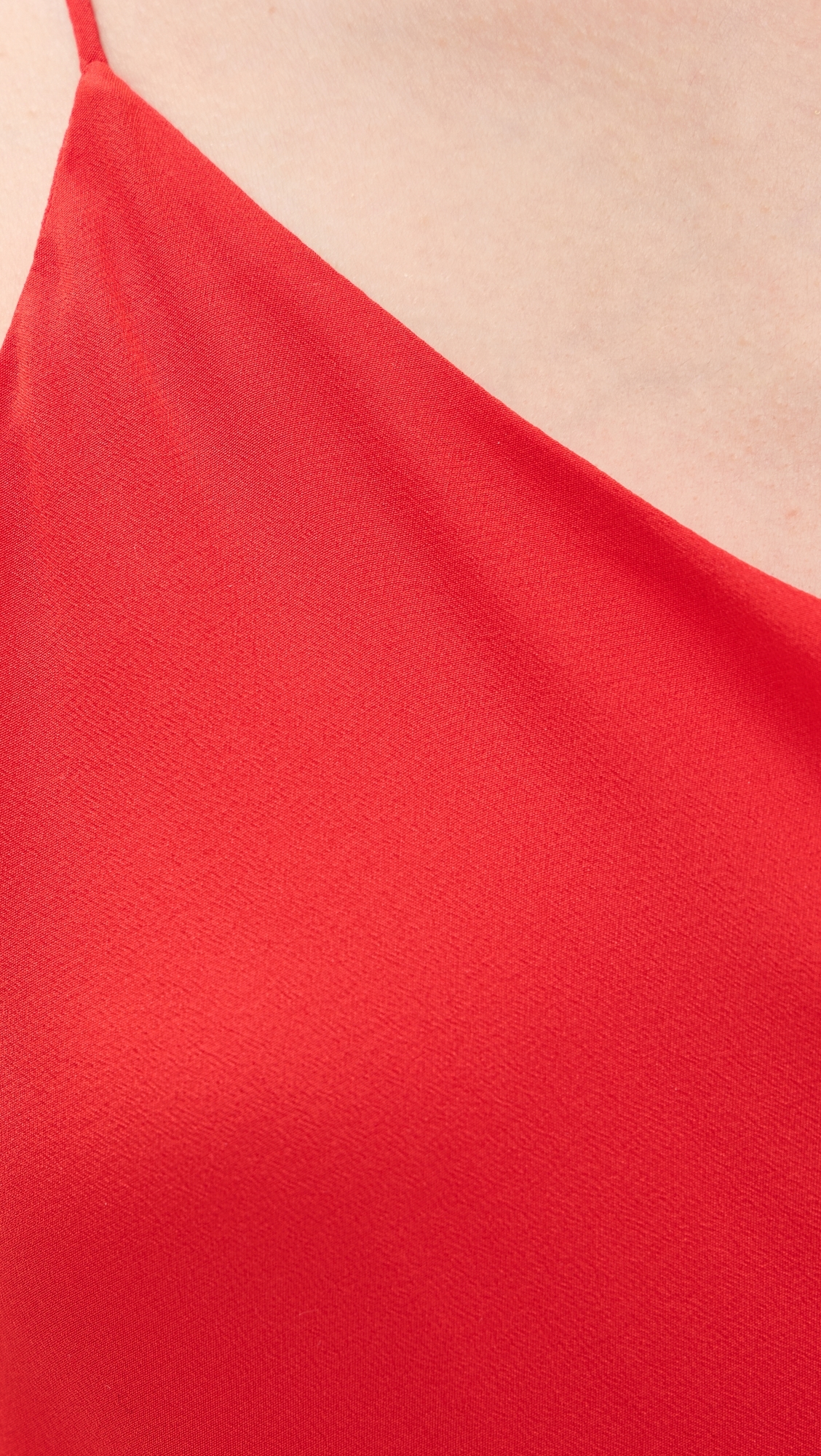 Toluca Silk Dress Red Rose