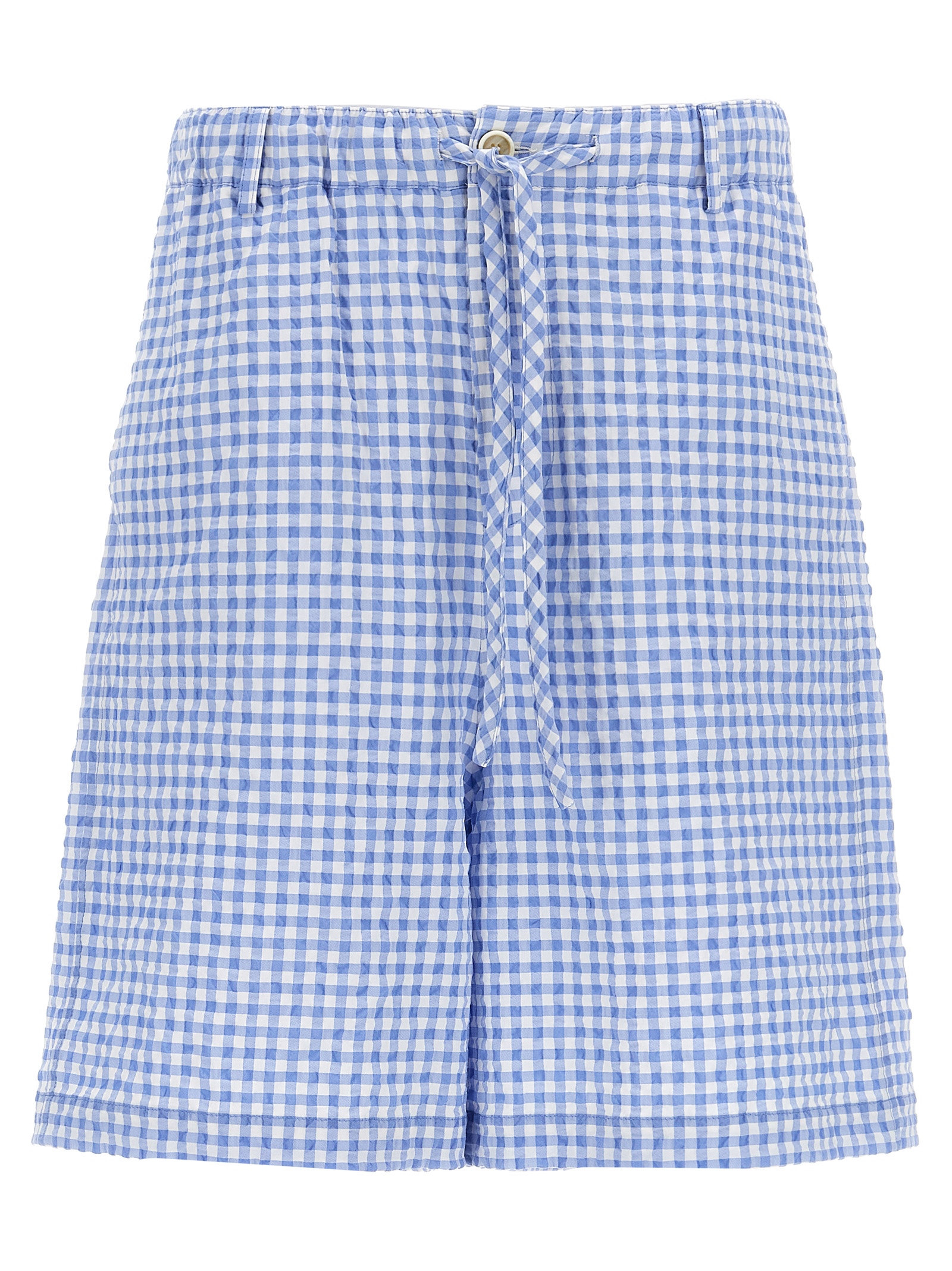 Knee-length Vichy Shorts