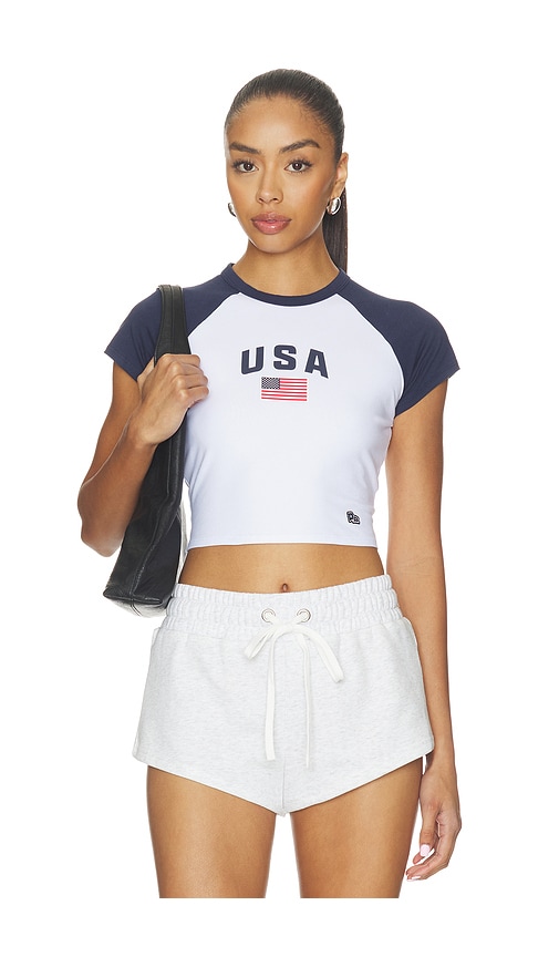 Hype and Vice Usa Homerun Tee in Navy. L. Also in