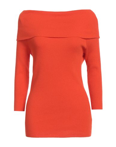 Woman Turtleneck Orange