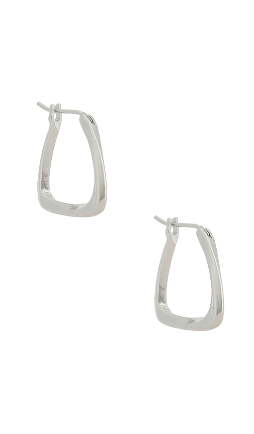 Casa Clara Jax Earrings in Metallic Silver