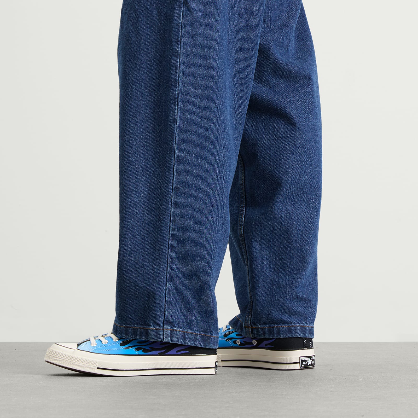 Chuck Taylor 1970s Ox Flames Sneaker Black/Blue/Cobalt
